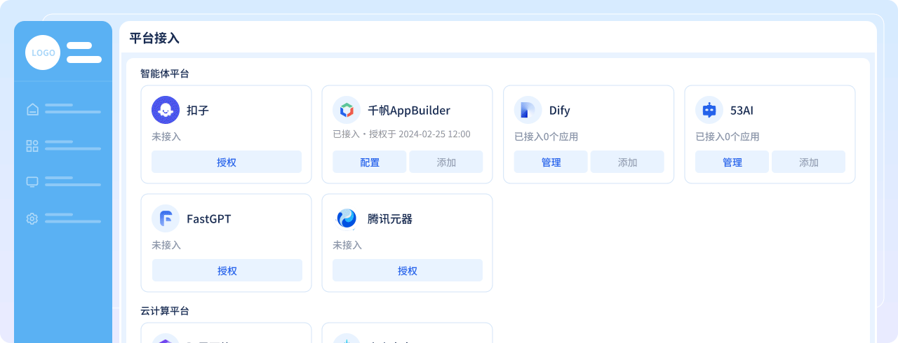 跨平台AI应用接入